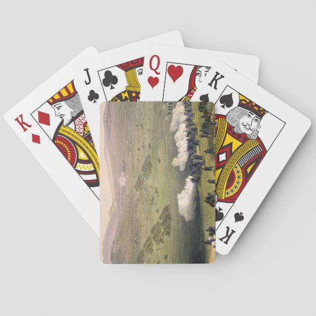 Charge of the Light Cavalry Brigade, October 25th Playing Cards (Back)