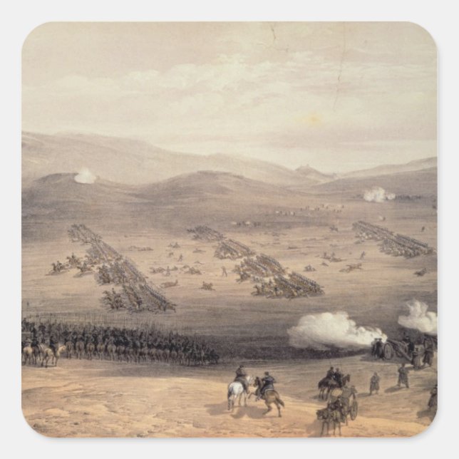 Charge of the Light Cavalry Brigade Square Sticker (Front)