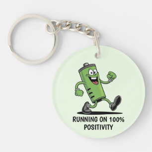 Charged Battery Key Ring