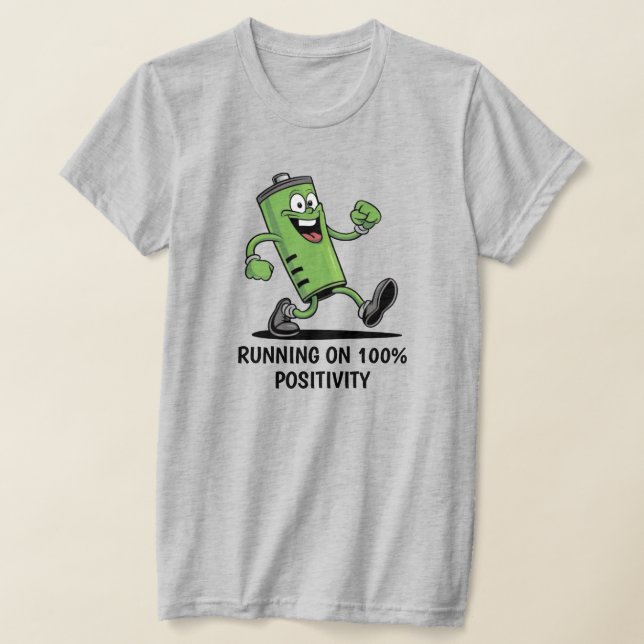 Charged Battery T-Shirt (Laydown)