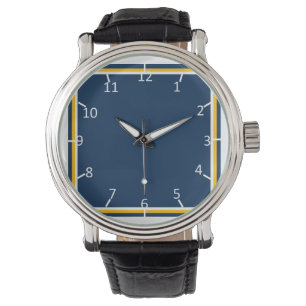 Charged Blue and Gold Watch