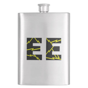 Charged EE Electrical Engineering Hip Flask