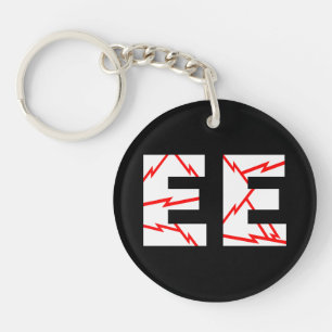 Charged EE Electrical Engineering Key Ring