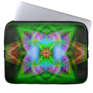 Charged laptop sleeve
