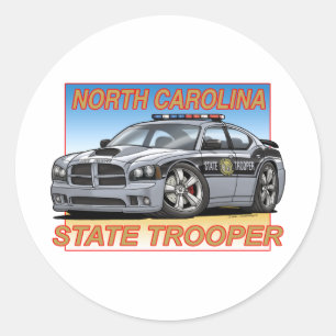 Charger_NC_TROOPER Classic Round Sticker