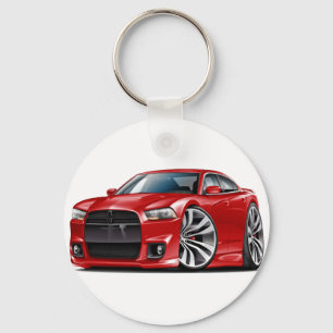 Charger SRT8 Red Car Key Ring