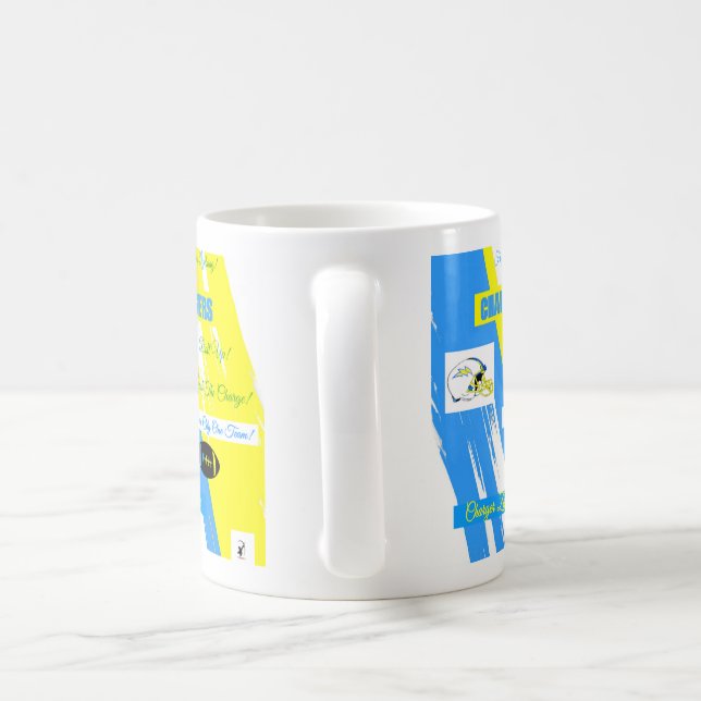 Charger team design coffee mug (Handle)