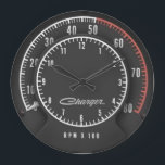 Charger Tic-Toc-Tach Clock<br><div class="desc">If you have a Rally Dash in your car... . why not have it in your office or garage too???</div>