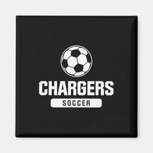Chargers Soccer For Elementary, Middle, And High S Magnet