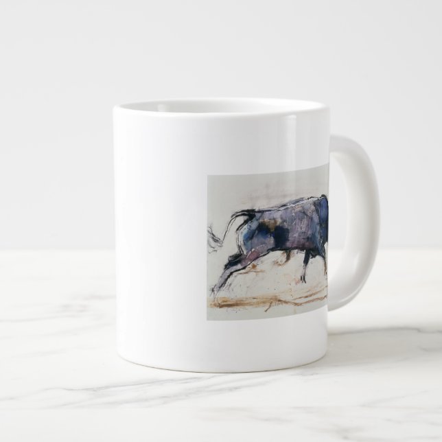 Charging Bull 1998 Large Coffee Mug (Front Right)