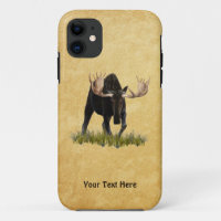 Charging Bull Moose
