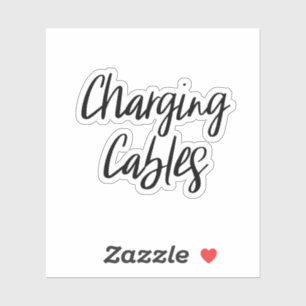 Charging Cables Storage Sticker
