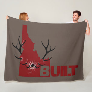 Charging Elk Fleece Blanket