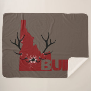 Charging Elk Sherpa Blanket