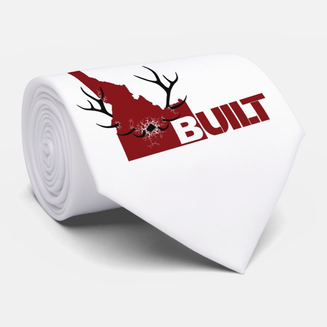 Charging Elk  Tie (Rolled)