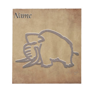 Charging Mammoth Notepad