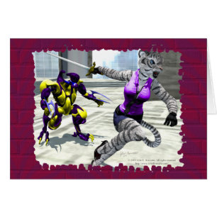Charging Tigress Card