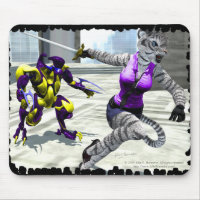 Charging Tigress Mousepad