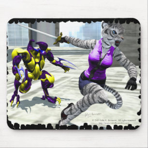 Charging Tigress Mousepad