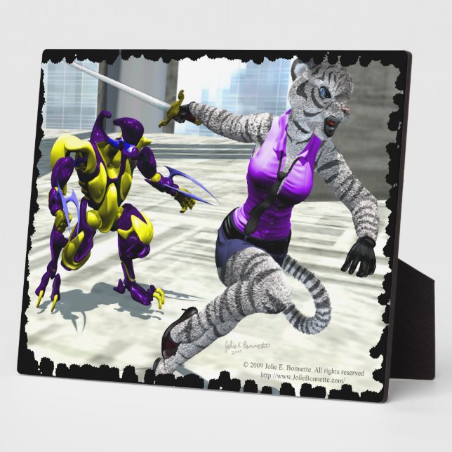 Charging Tigress Plaque (Side)