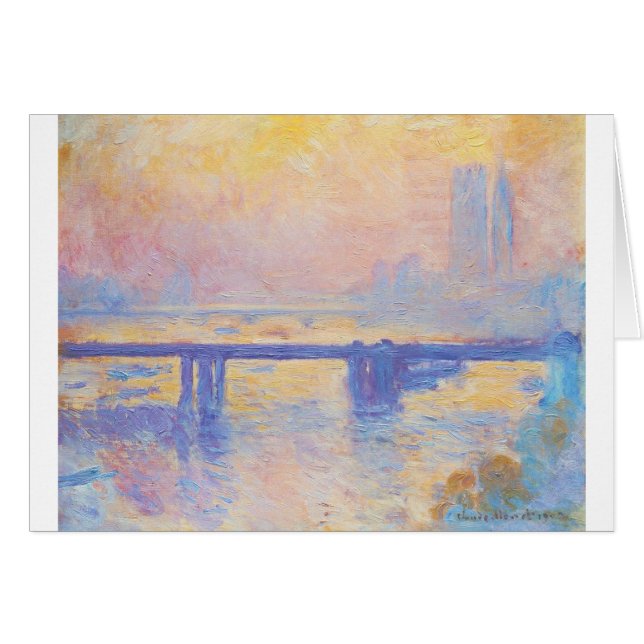 Charing Cross Bridge by Claude Monet (Front Horizontal)