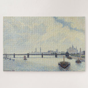Charing Cross Bridge, London (1890) by Pissarro Jigsaw Puzzle
