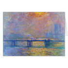 Charing Cross Bridge, The Thames,  Claude Monet