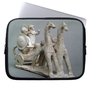 Chariot and horses, from the Tomb of Princess Nefe Laptop Sleeve