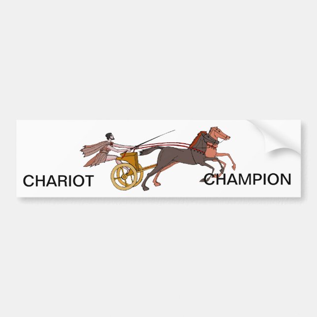 Chariot Champion Bumper Sticker (Front)