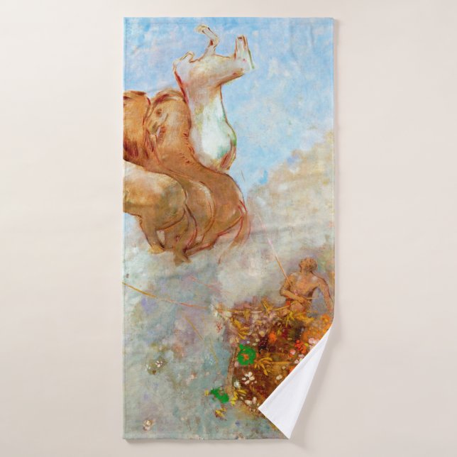 Chariot of Apollo, Redon Bath Towel (Bath Towel)