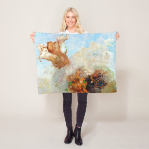 Chariot of Apollo, Redon Fleece Blanket