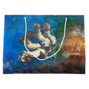 Chariot of Apollo, Redon Large Gift Bag