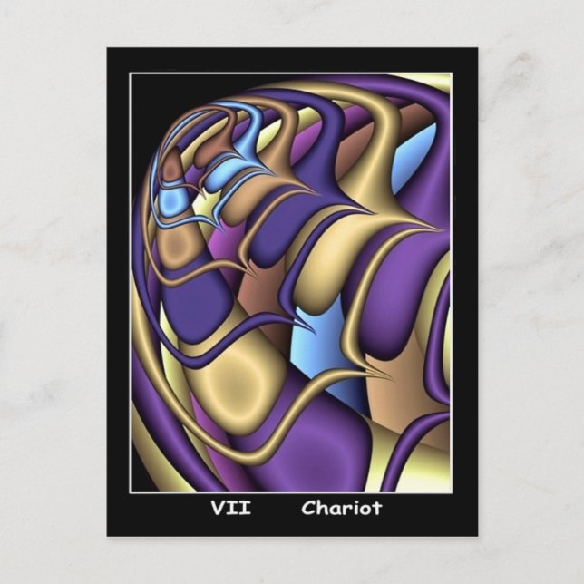 Chariot Tarot Card (Front)
