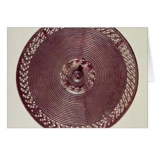Chariot wheel decoration with openwork border