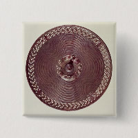 Chariot wheel decoration with openwork border