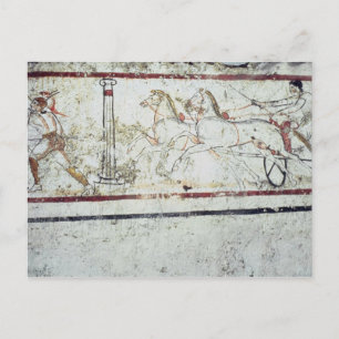 Charioteer and Gladiator, from the Tomb of Postcard