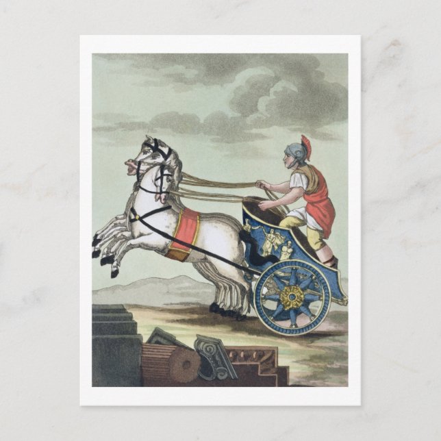 Charioteer, from 'L'Antica Roma', 1825 (color lit Postcard (Front)
