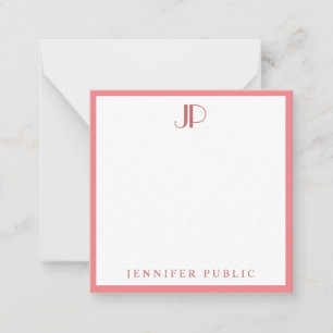 Charisma Red Modern Template Initial Monogram