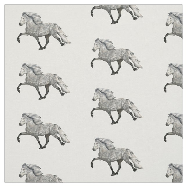 Charismatic  Icelandic Horse Fabric (Swatch)