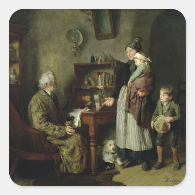 Charity 2 square sticker (Front)