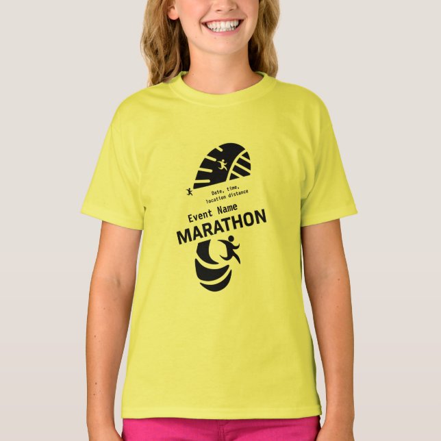 Charity marathon promotional event merch   T-Shirt (Front)