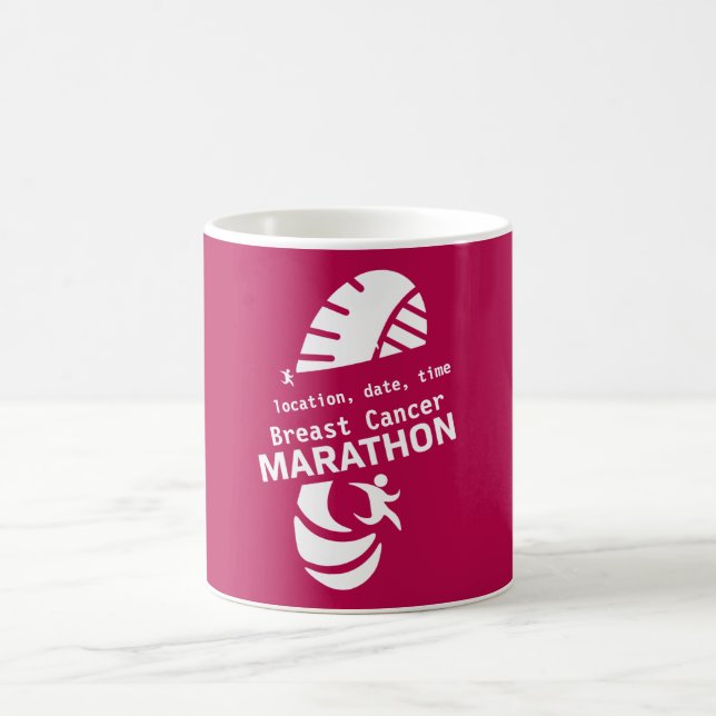 Charity marathon promotional event merchandise    coffee mug (Center)