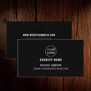 Charity Organization Logo, Organizer Business Card