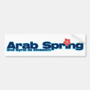 Charity project: Syria Revolution Arab Spring Bumper Sticker
