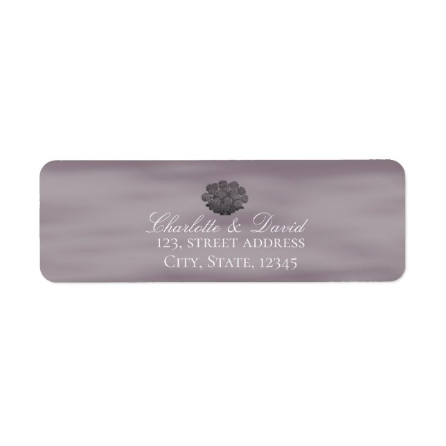 Charl.FL Twilight Wedding Envelope Return Address Return Address Label (Front)