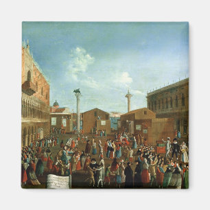 Charlatans in the Piazzetta San Marco, Venice Magnet