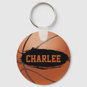 Charlee Personalised Basketball Keychain / Keyring
