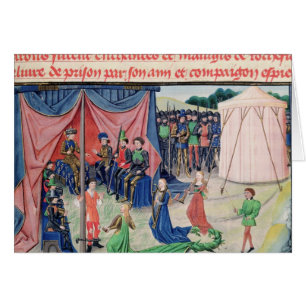 Charlemagne and his barons being enchanted