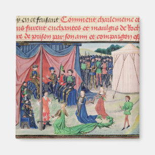 Charlemagne and his barons being enchanted magnet