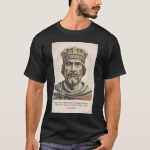 Charlemagne Quote Franks Illustration Vintage T-Shirt